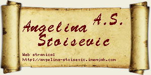 Angelina Stoišević vizit kartica